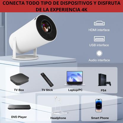 Proyector Portátil Ultra HD
