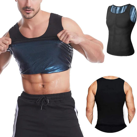 Camiseta reductora efecto sauna hombre