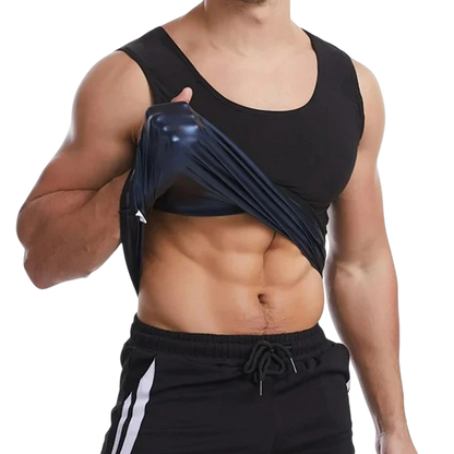 Camiseta reductora efecto sauna hombre