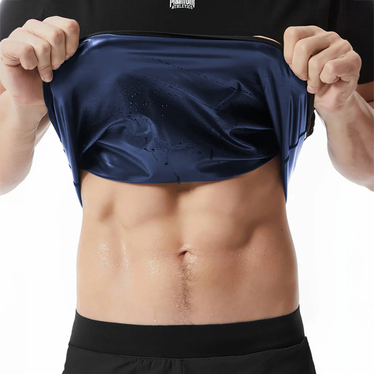 Camiseta reductora efecto sauna hombre