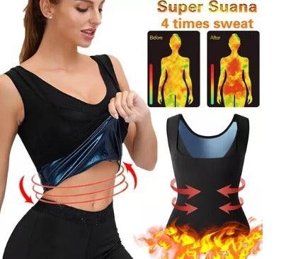 Camiseta reductora efecto sauna Mujer